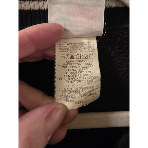 Vtg Majestic Mens Chicago White Sox Baseball Sweatshirt Jacket Full Zip Black M - Picture 7 of 10